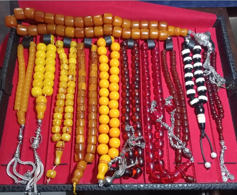 Osmanlı kehribar tesbihler