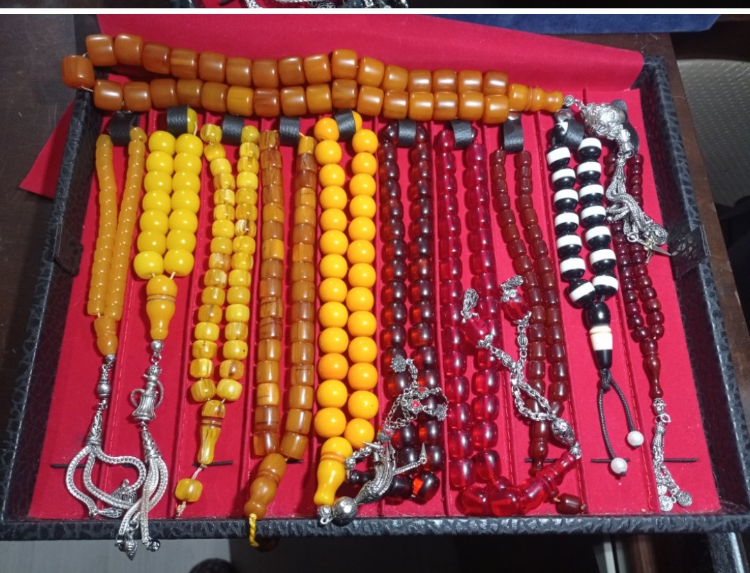 Osmanlı kehribar tesbihler